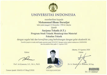 Education Certificate